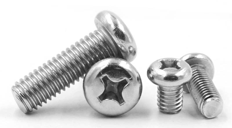 Titanium cross recessed pan head screws Titanium cross recessed pan head screws